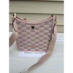Michael Kors MK Briley Small Logo Messenger Crossbody Bag